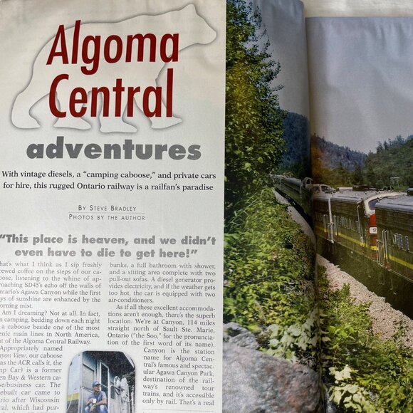 Trains Magazine August 2000 Vol 60 No 8 Railroad Enthusiast Book Railfan Paradis - Picture 9 of 11